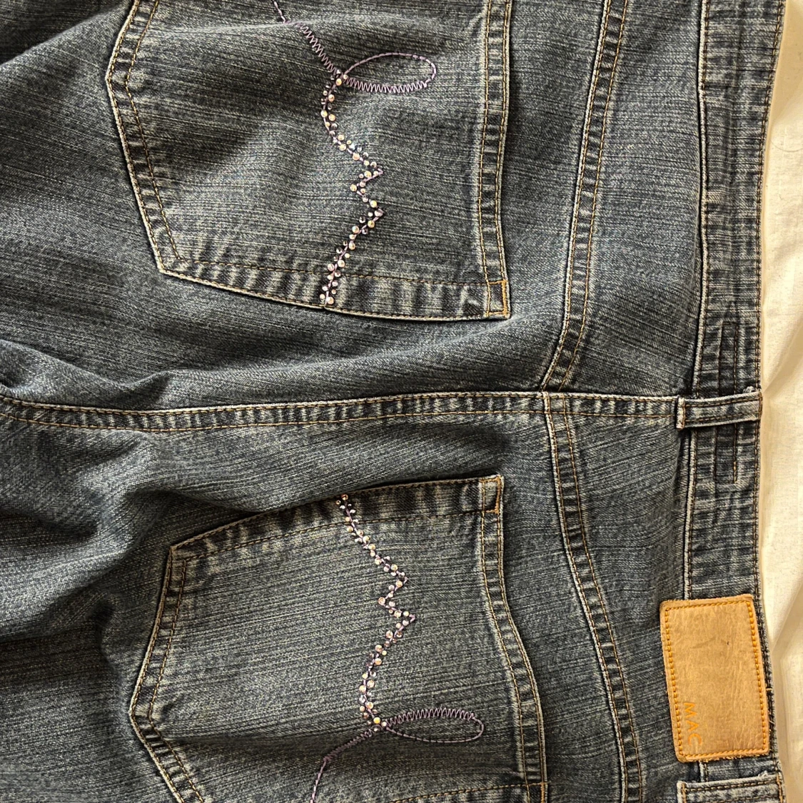 Blå jeansbyxor från MAC - 2