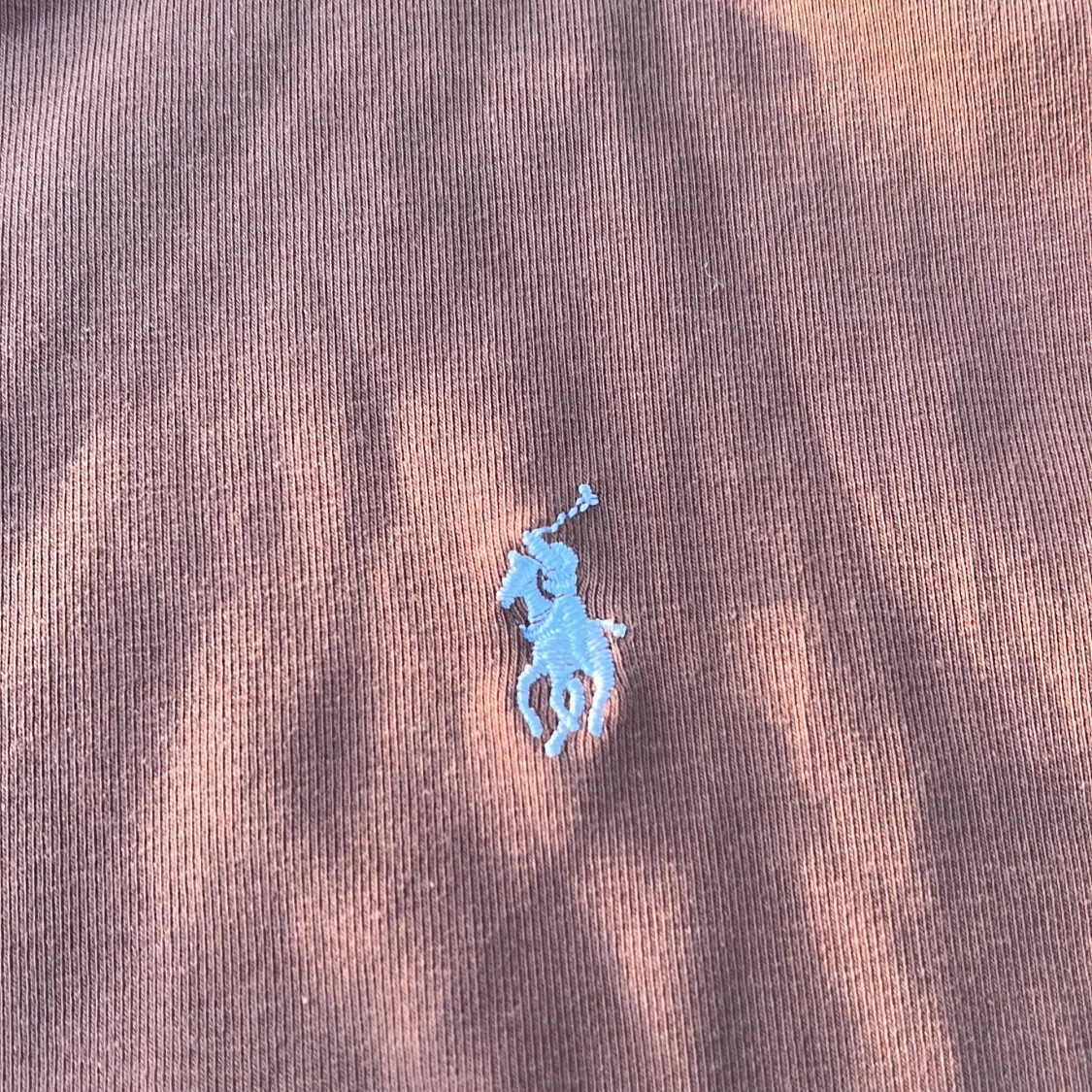 Brun t-shirt från Ralph lauren med broderad detalj - 1