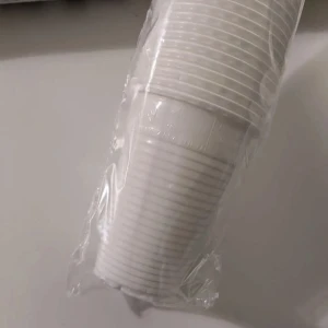 Plastic glasses - Plastglas 200 ml 100 stycken i återvinningsbar plast  NEVER OPENED!