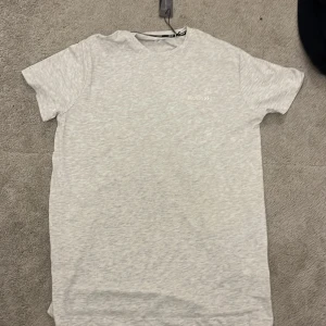 Ljusgrå t-shirt från Rounds - Säljer en ljusgrå t-shirt från Rounds med diskret logga på bröstet. T-shirten har rund halsringning och är tillverkad i mjuk bomull. Perfekt för en enkel och stilren look.Jag köpte den för 80kr och den va för liten och då tappade jag bort kvittot 