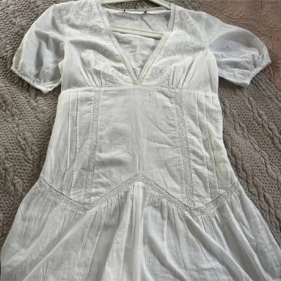 Zara broderade kortklänning - 3