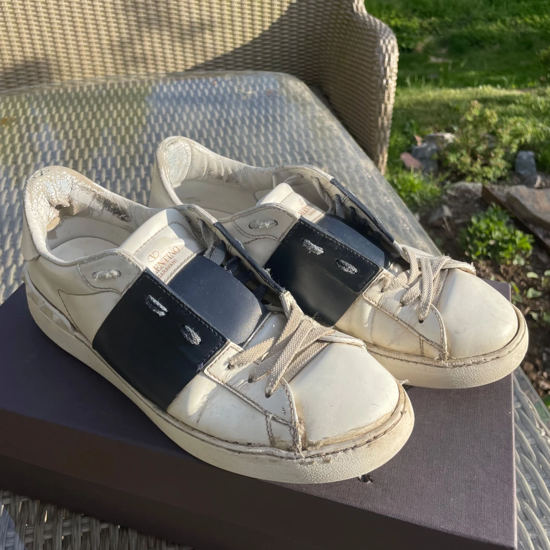 Valentino open blå - 2