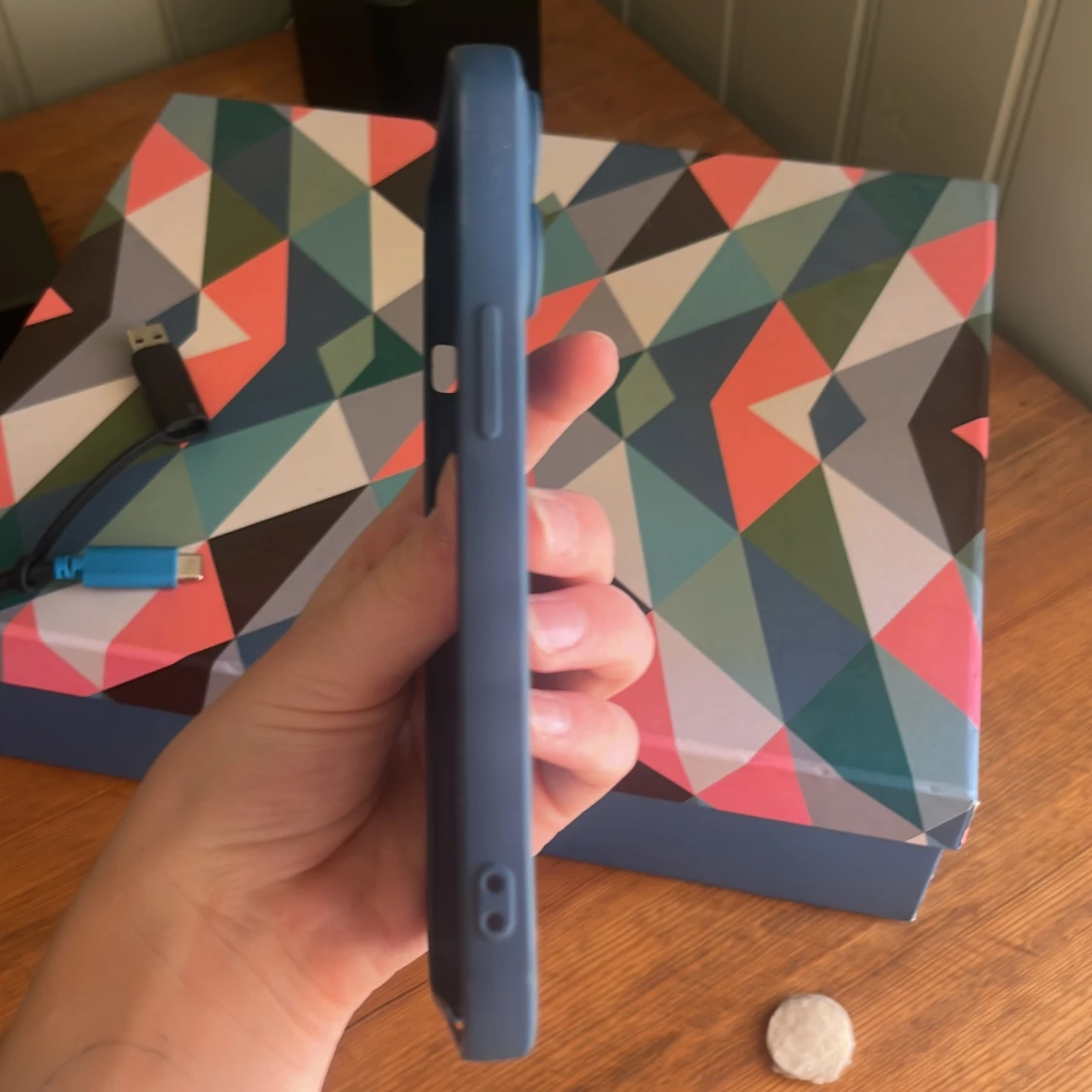 Mörkblått mobilskal IPhone 13 PRO - 2