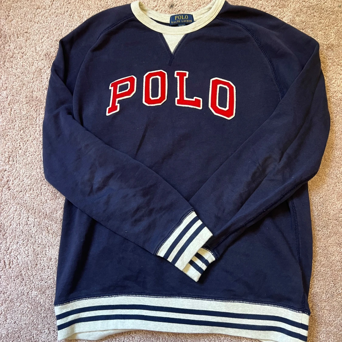 Marinblå sweatshirt från Polo Ralph Lauren - 2