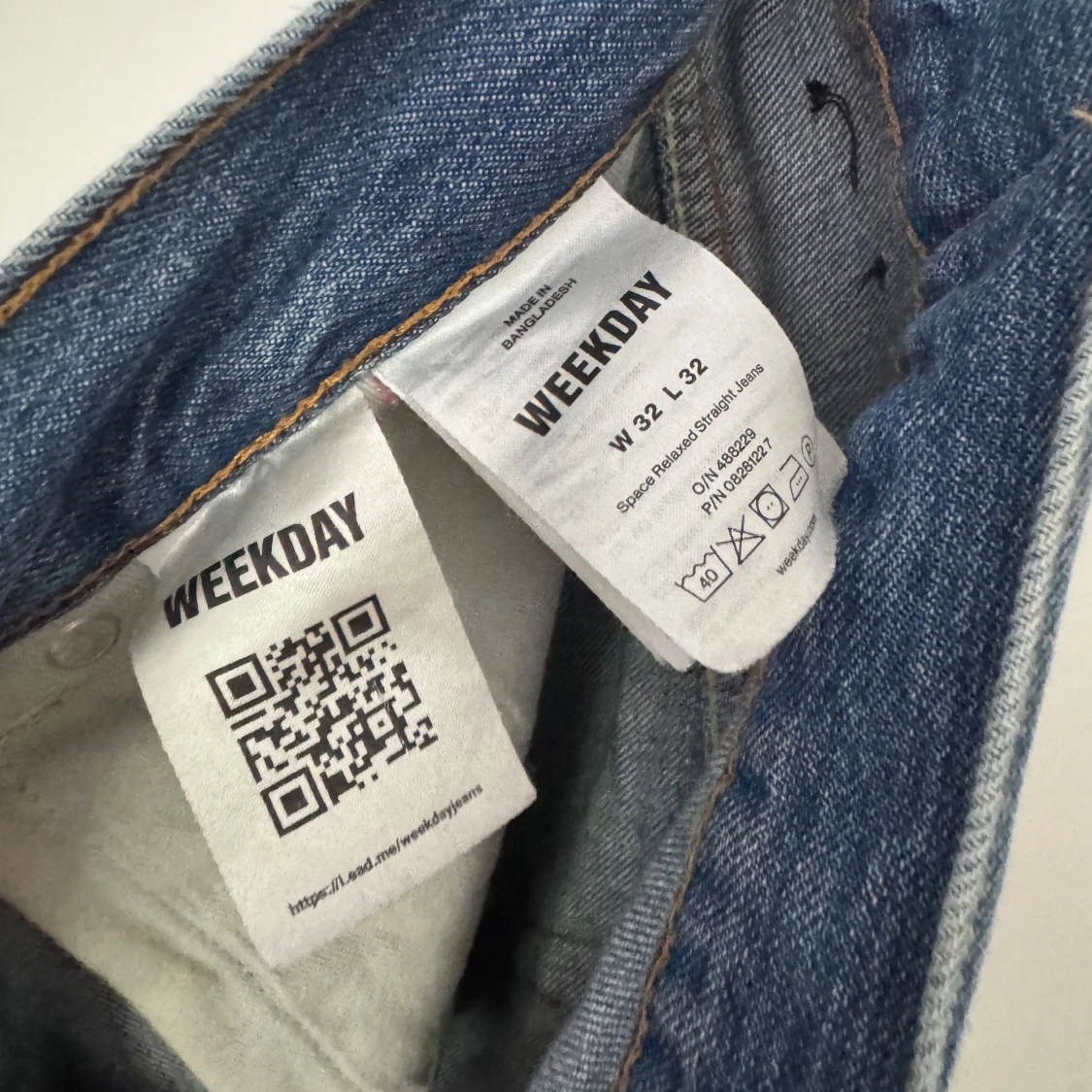 Blå jeans från Weekday - 2