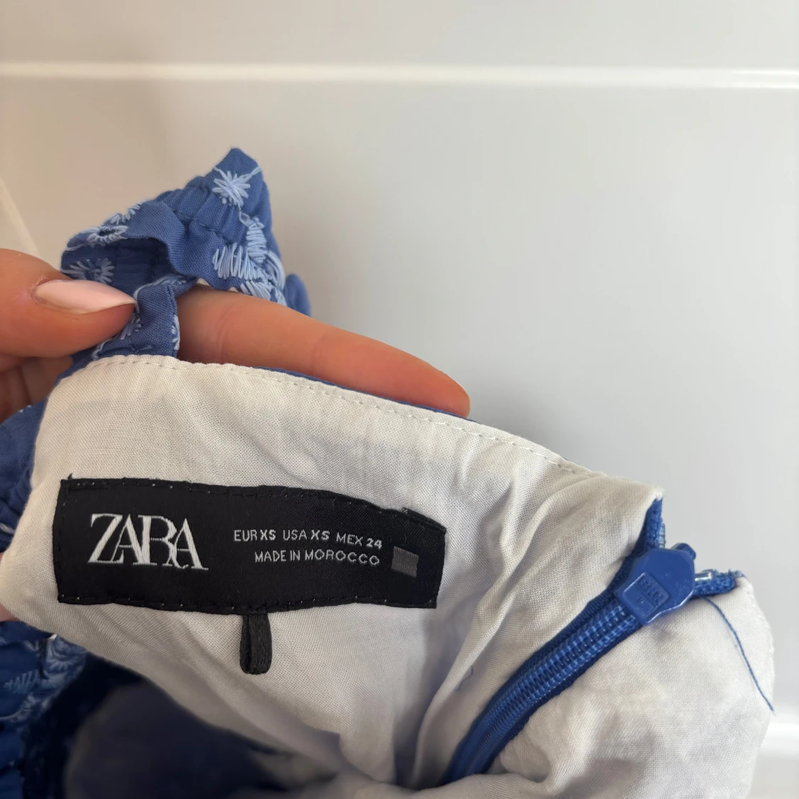 Blå Zara klänning - 2