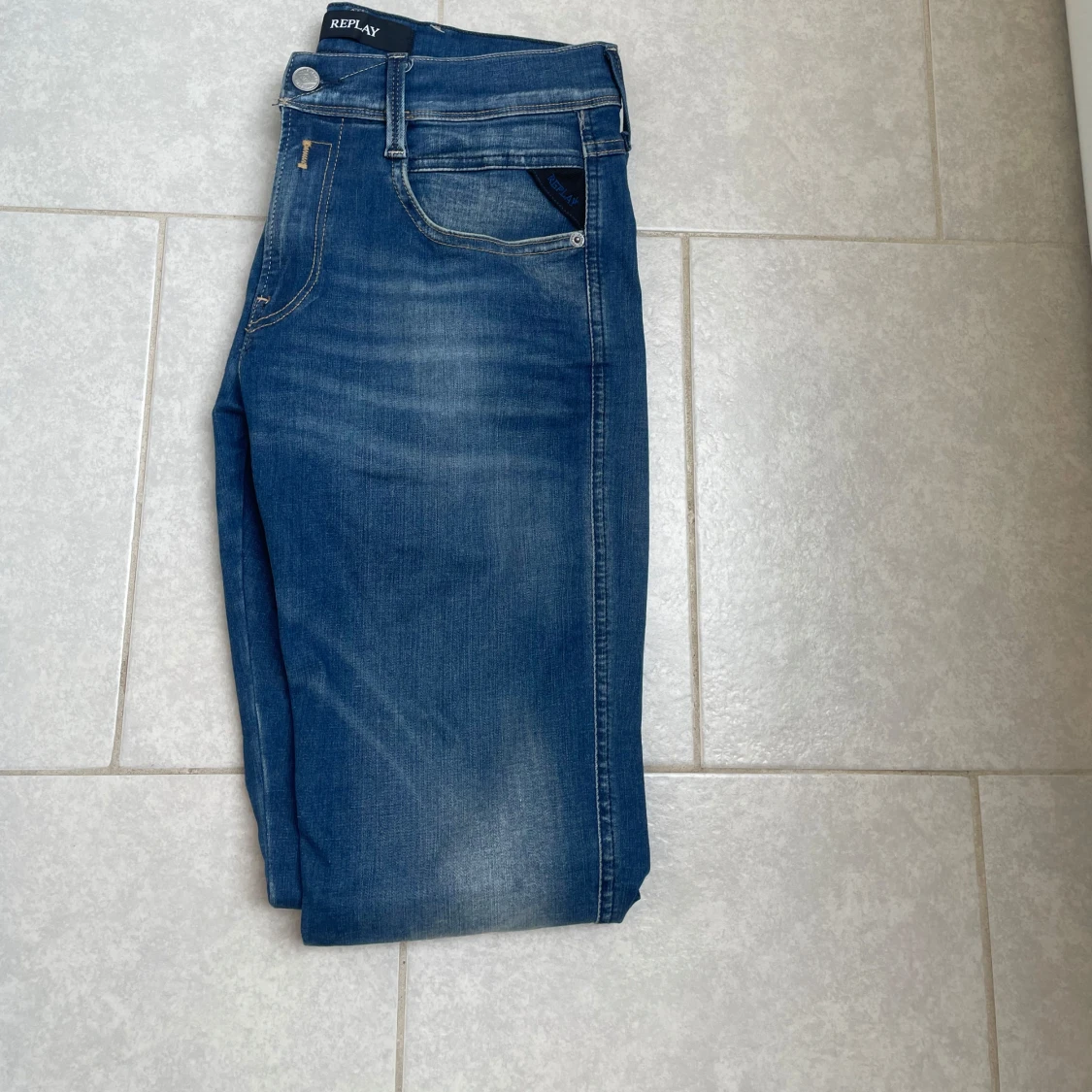 Blå Replay Anbass jeans