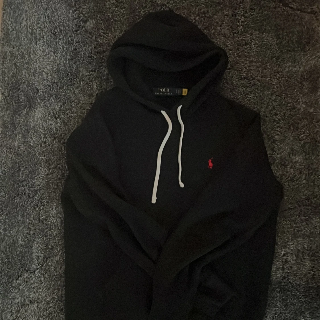 Svart hoodie från Polo Ralph Lauren