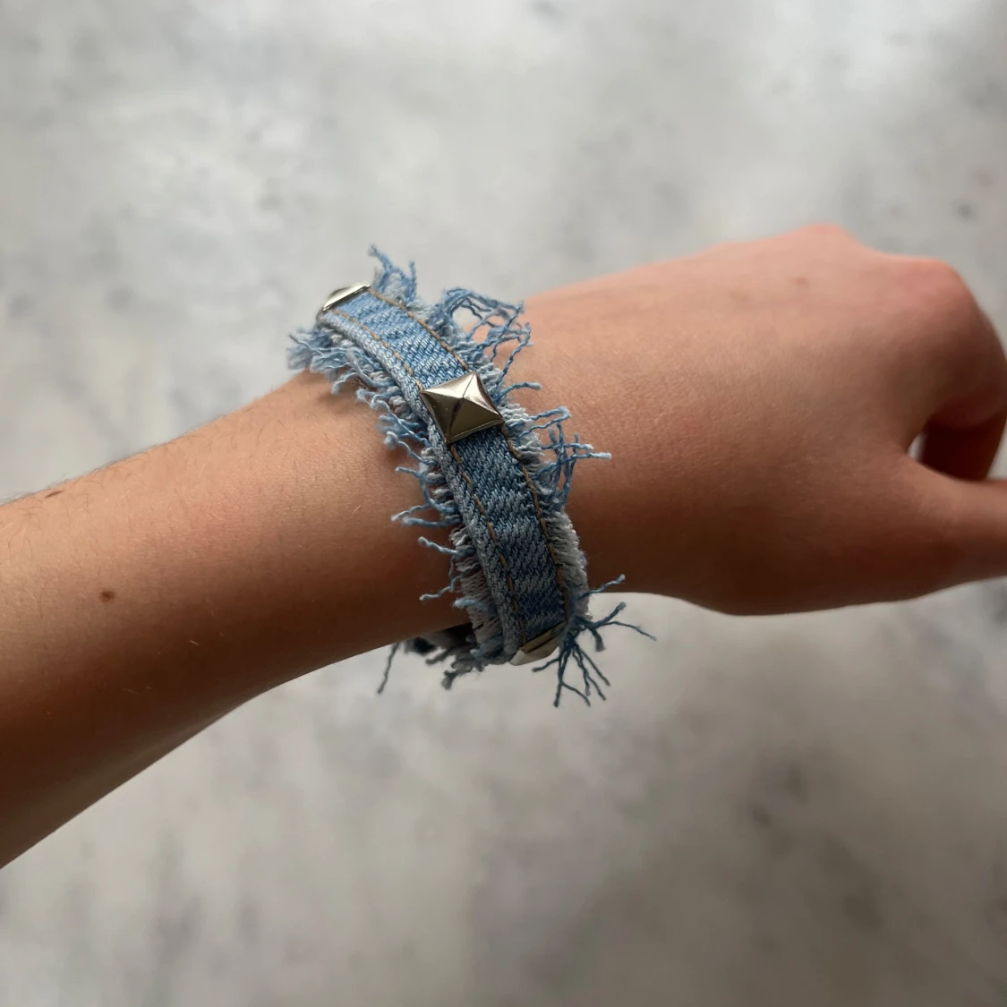 Handgjorda jeans armband🩵👖 - 1