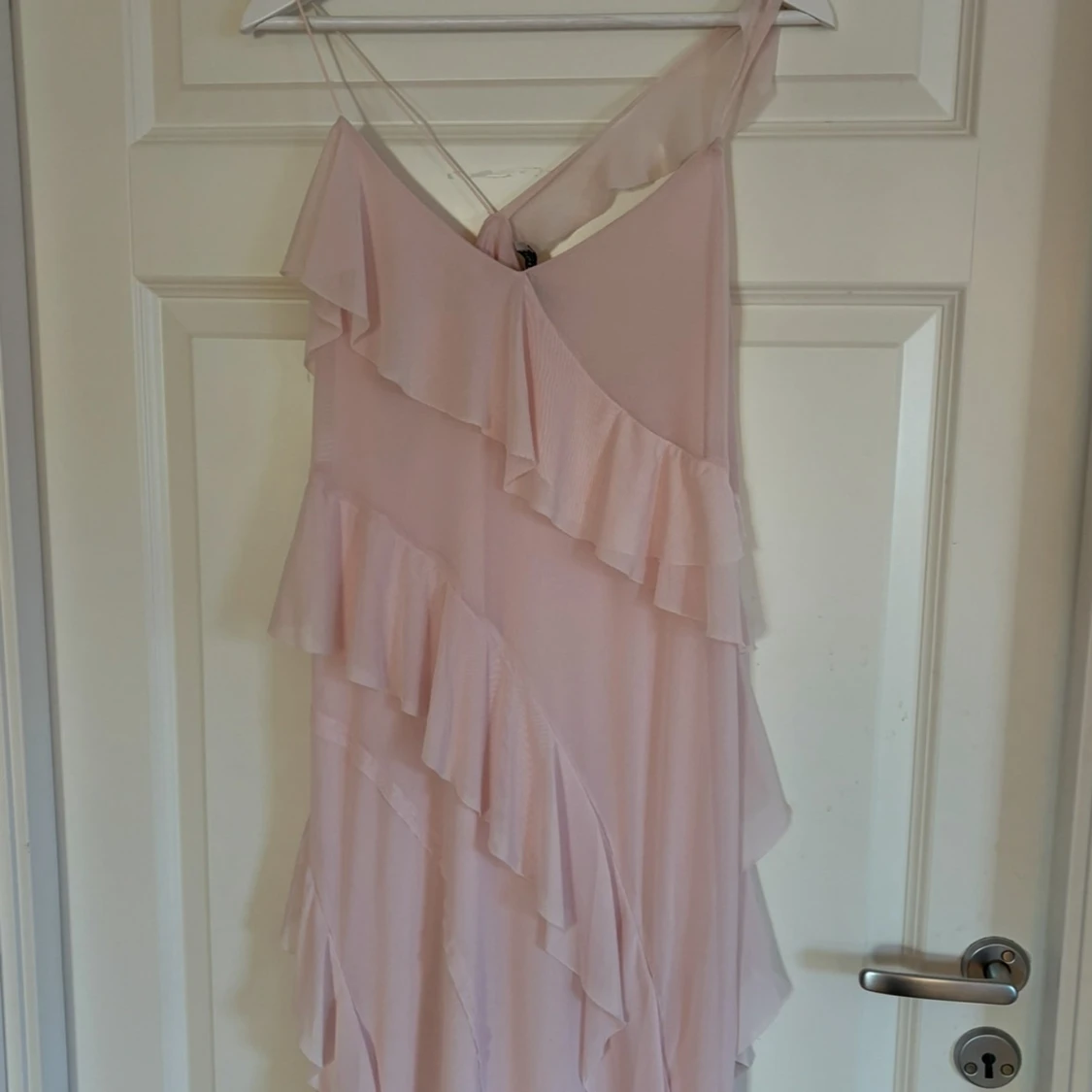 Ljusrosa långklänning Rita Ora x Primark - 1