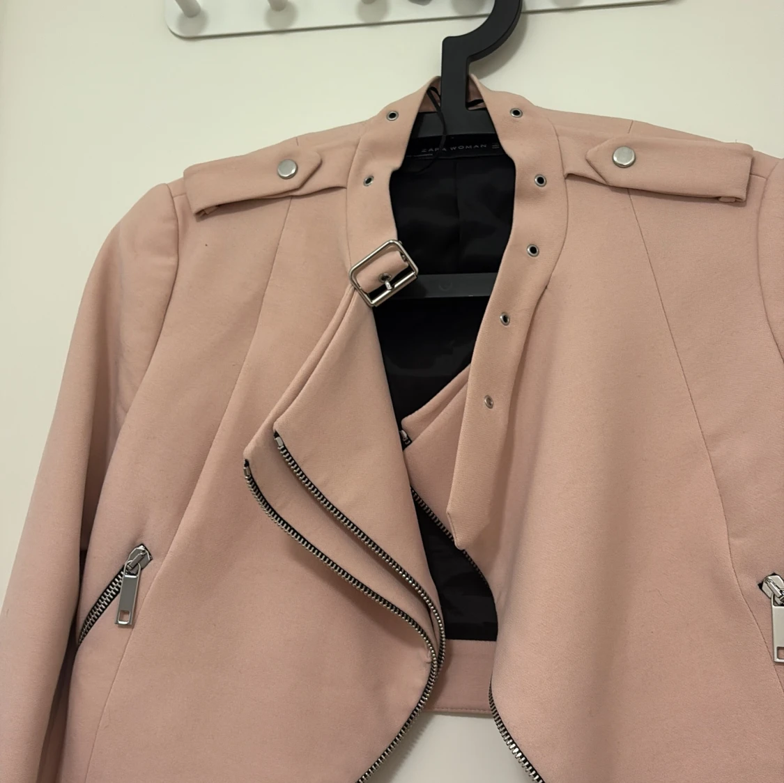 Rosa bikerjacka från Zara Woman - 1