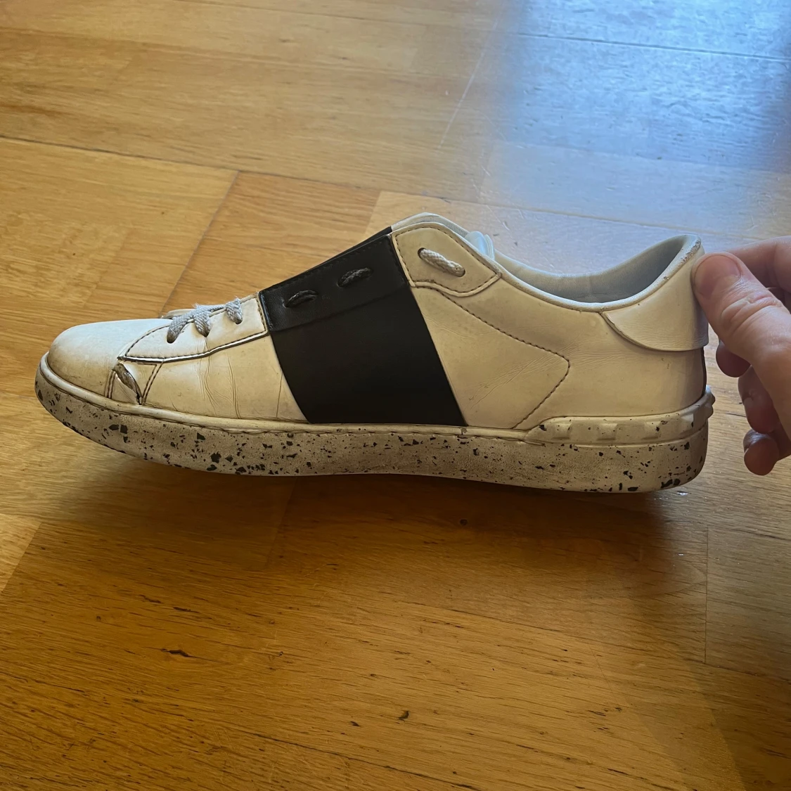 Valentino Open sneakers vit/svart - 3