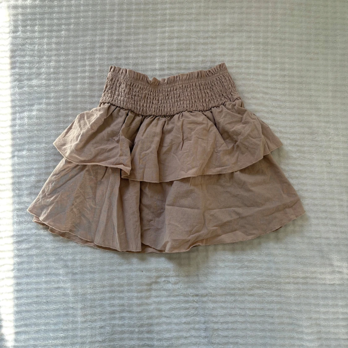 Beige volangkjol från SHEIN XS - 1