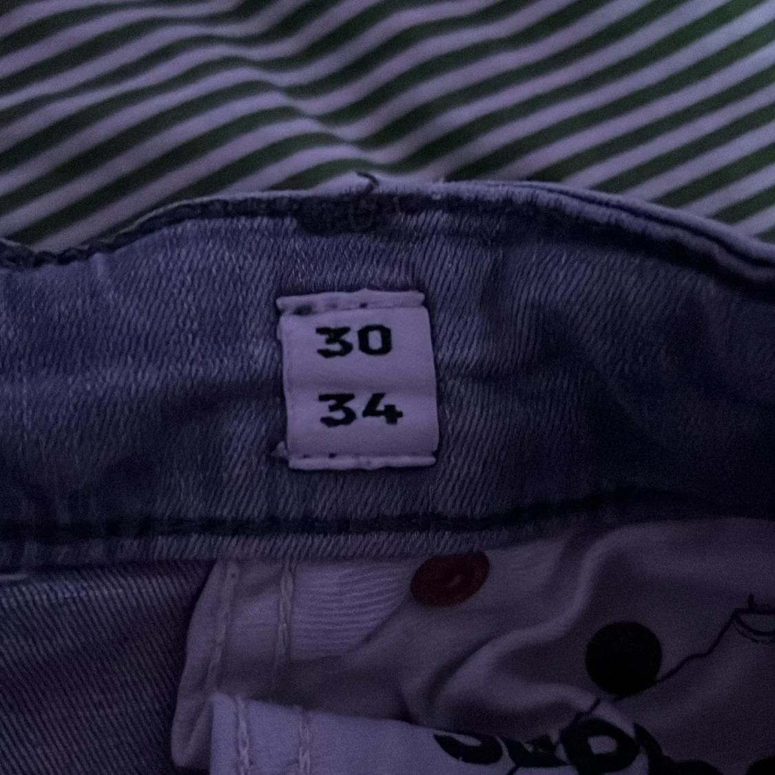 Slim Glenn ljusgrå jeans 30/34 - 1