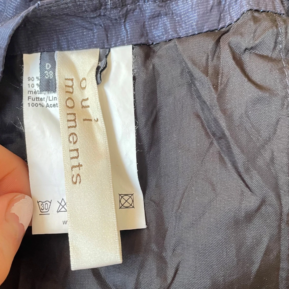 Mörkblå kjol från Oui Moments - 2