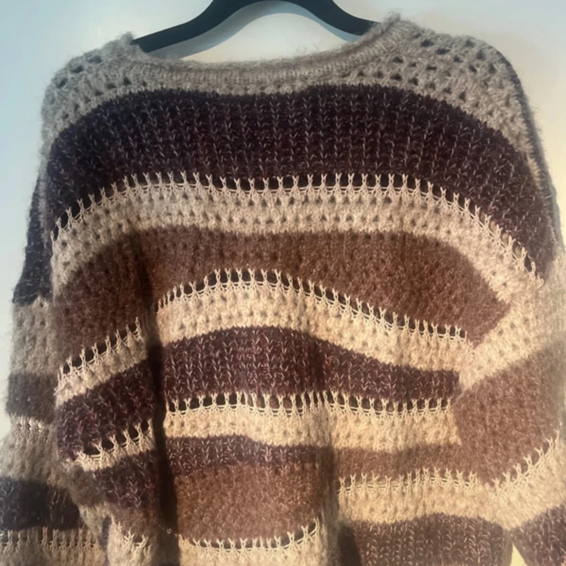 Randig stickad tröja från Zara - 3