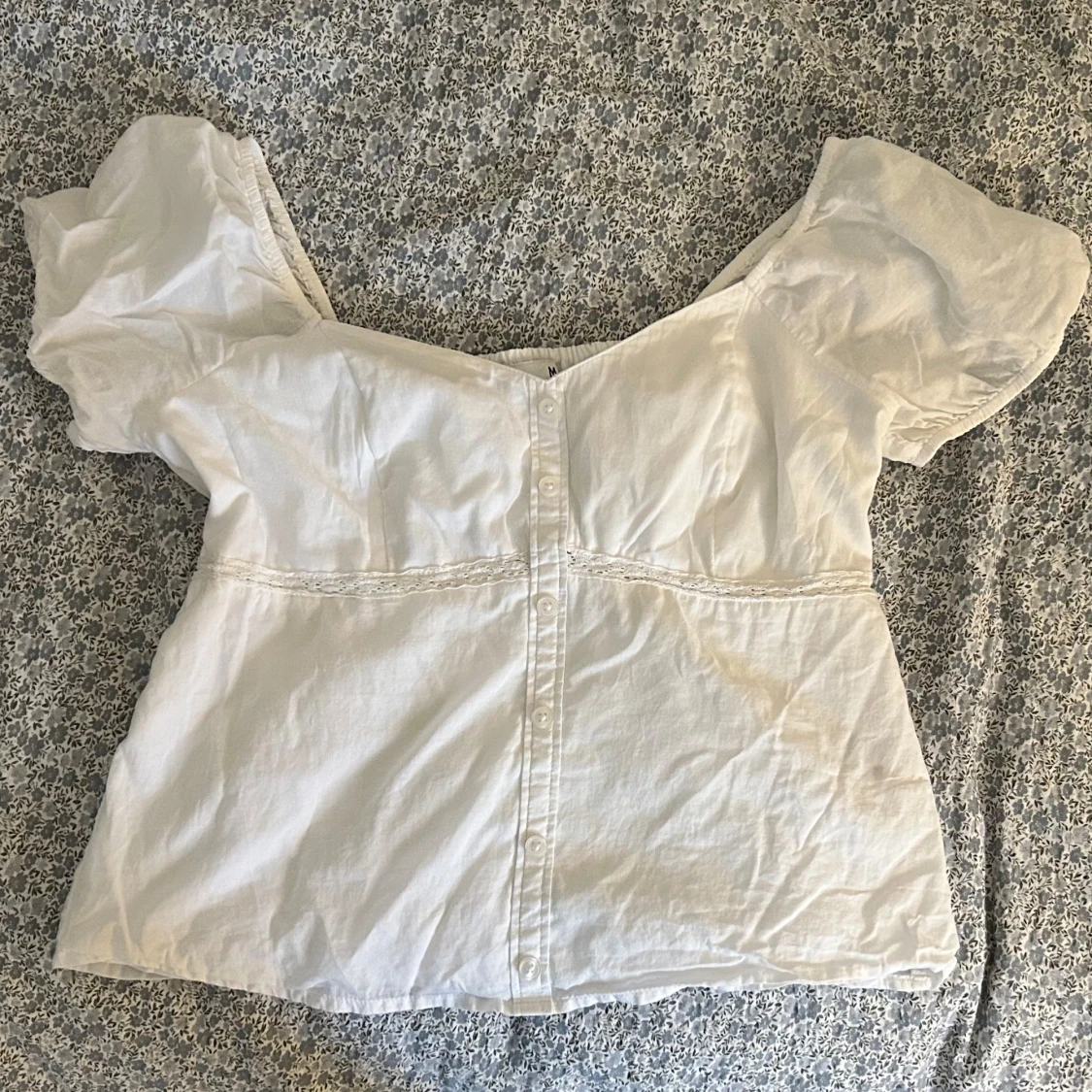 Vit blus från Hollister