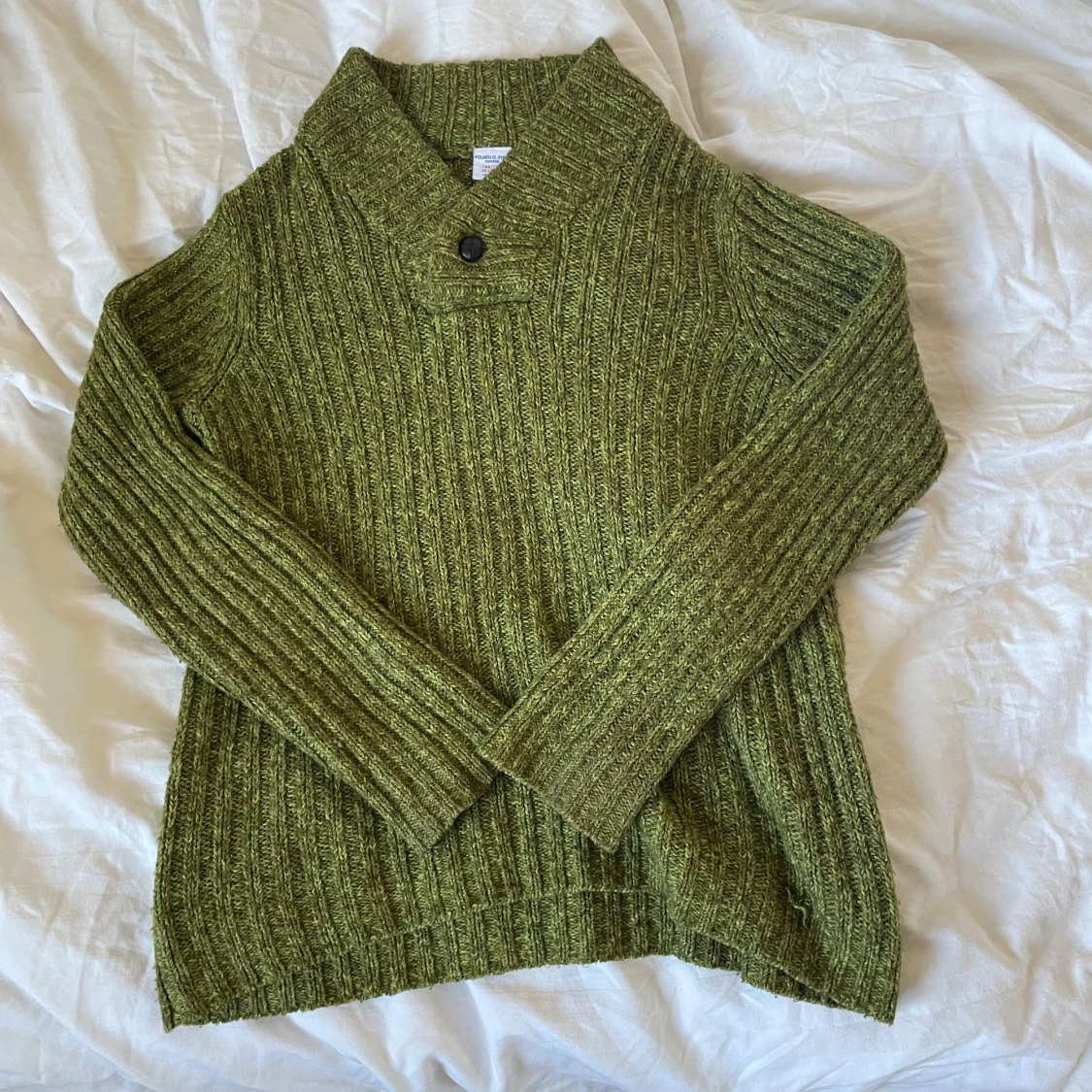 Grön stickad tröja från Polarn O. Pyret - 2