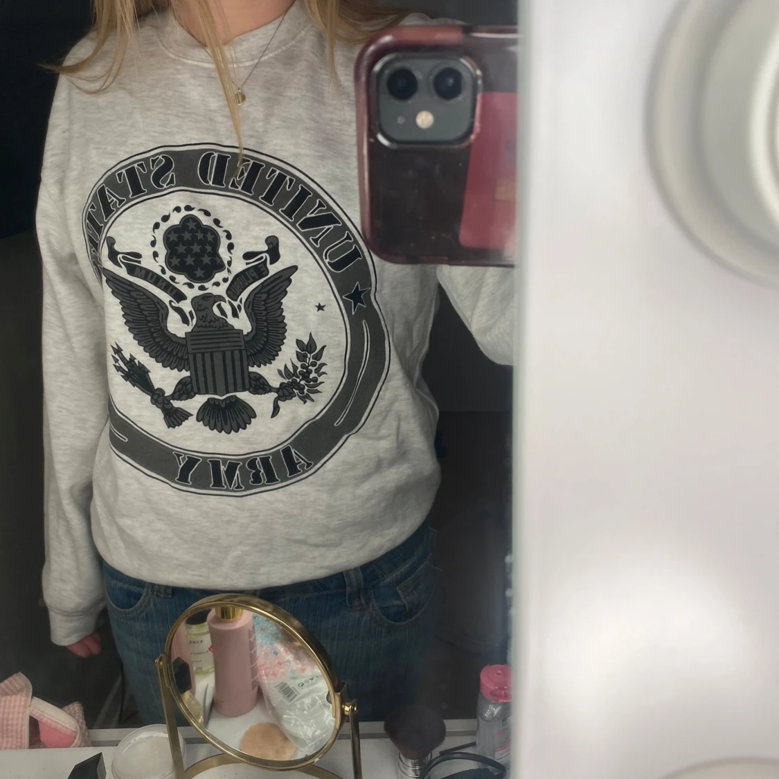 Grå sweatshirt från Mil-Tec