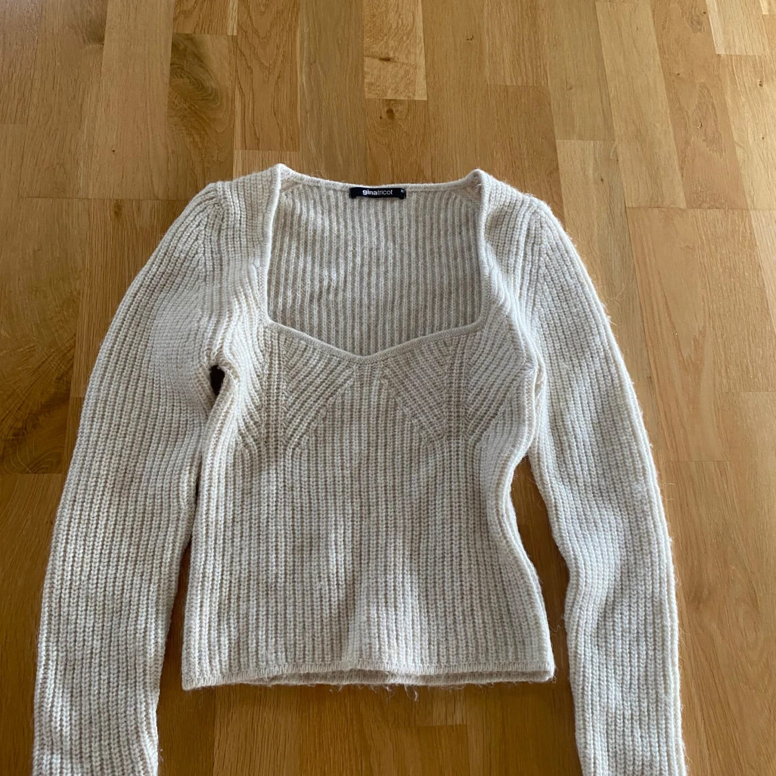 Jättefin stickad tröja  - 2