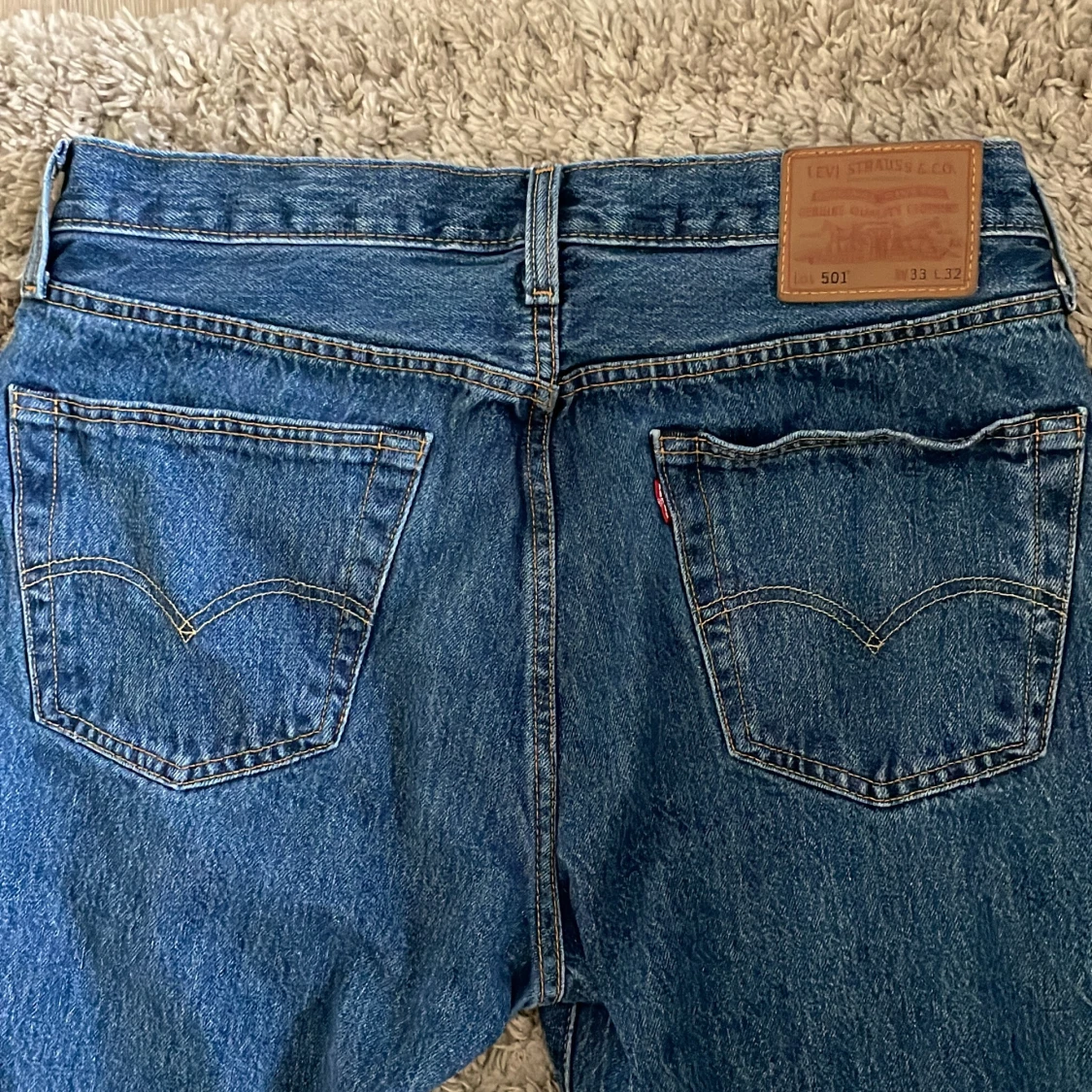 Blå Levis 501 jeans - 1