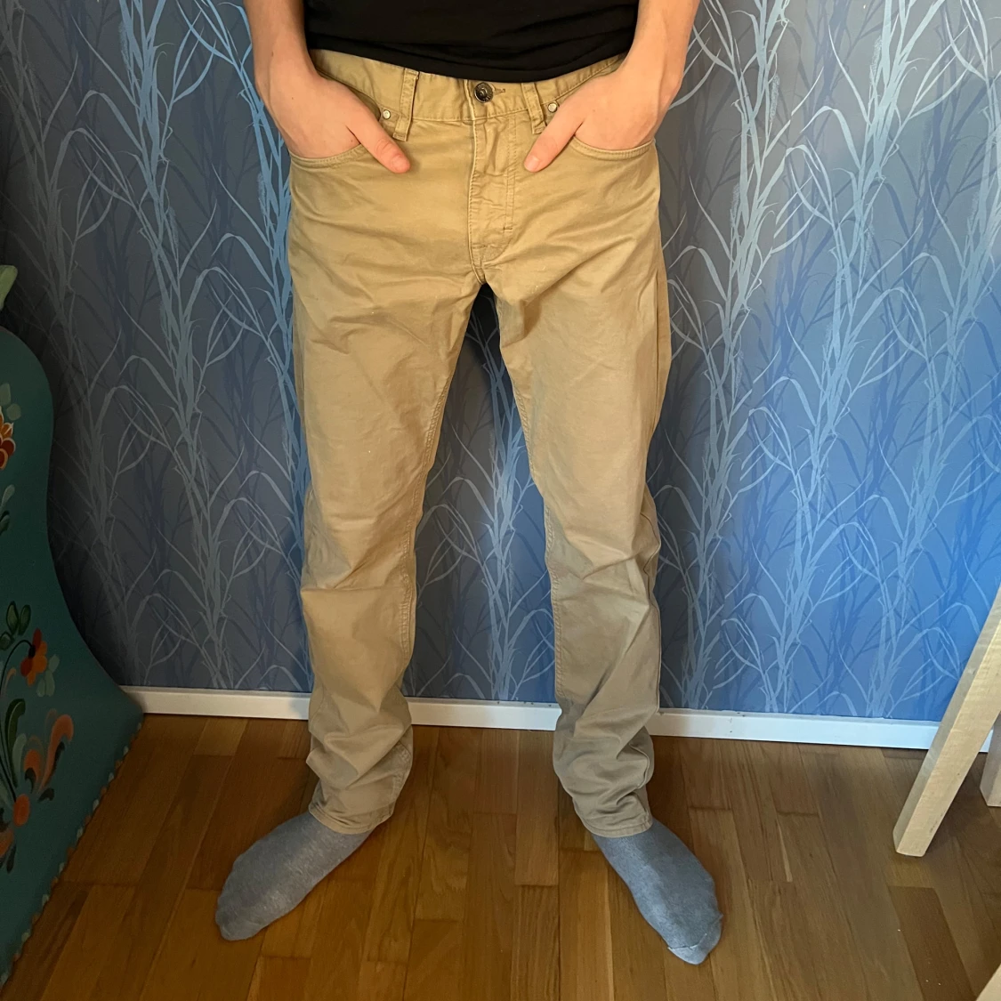 Beige jeans från tiger of sweden