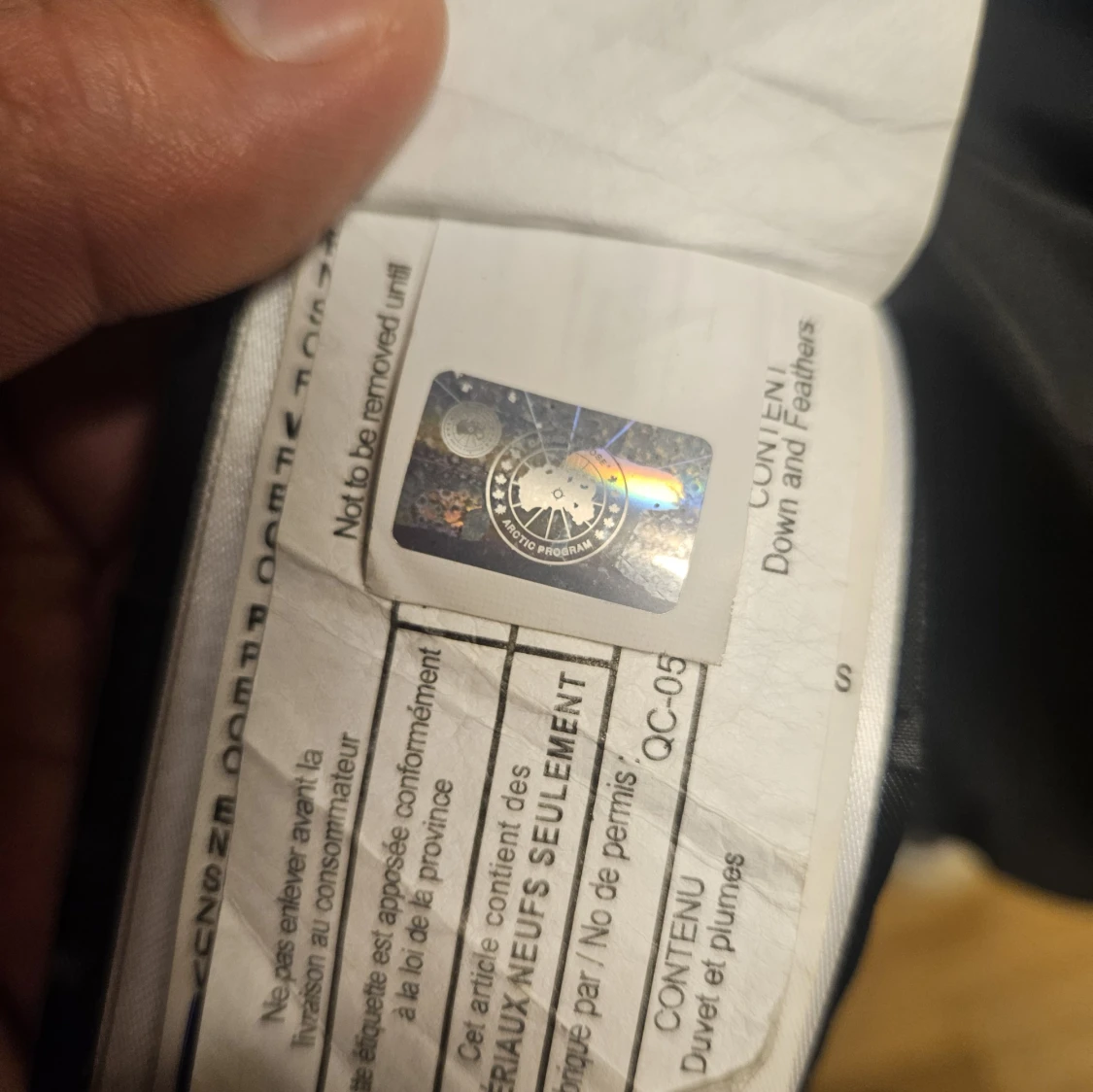 Svart pufferjacka från Canada Goose XL - 4