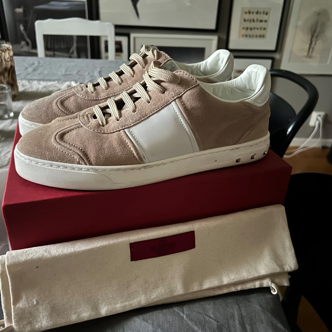 Valentino Rockrunner sneakers beige/vit - 3