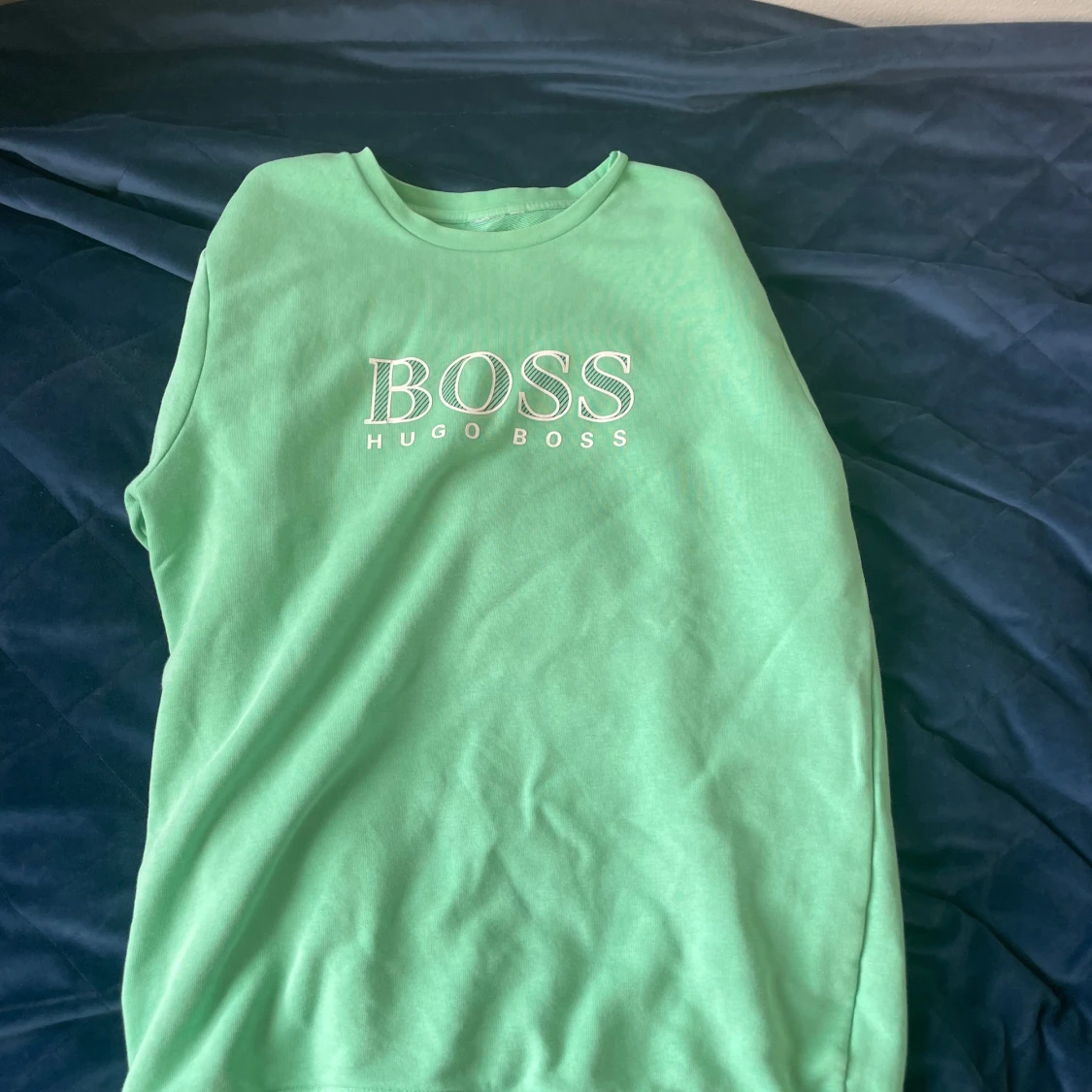 Grön BOSS sweatshirt från Hugo Boss - 4