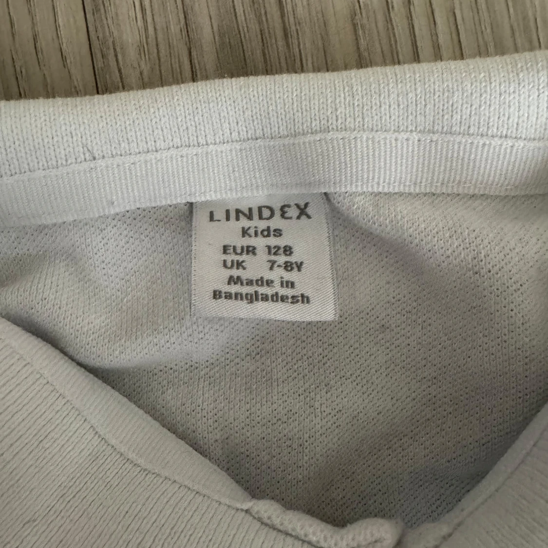 Vit pikétröja från Lindex barn - 1