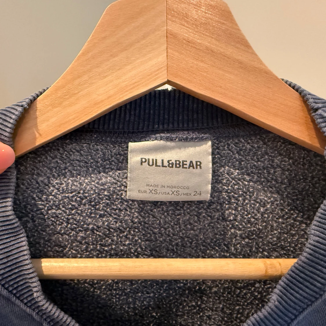 Blå sweatshirt Pull&Bear XS - 3