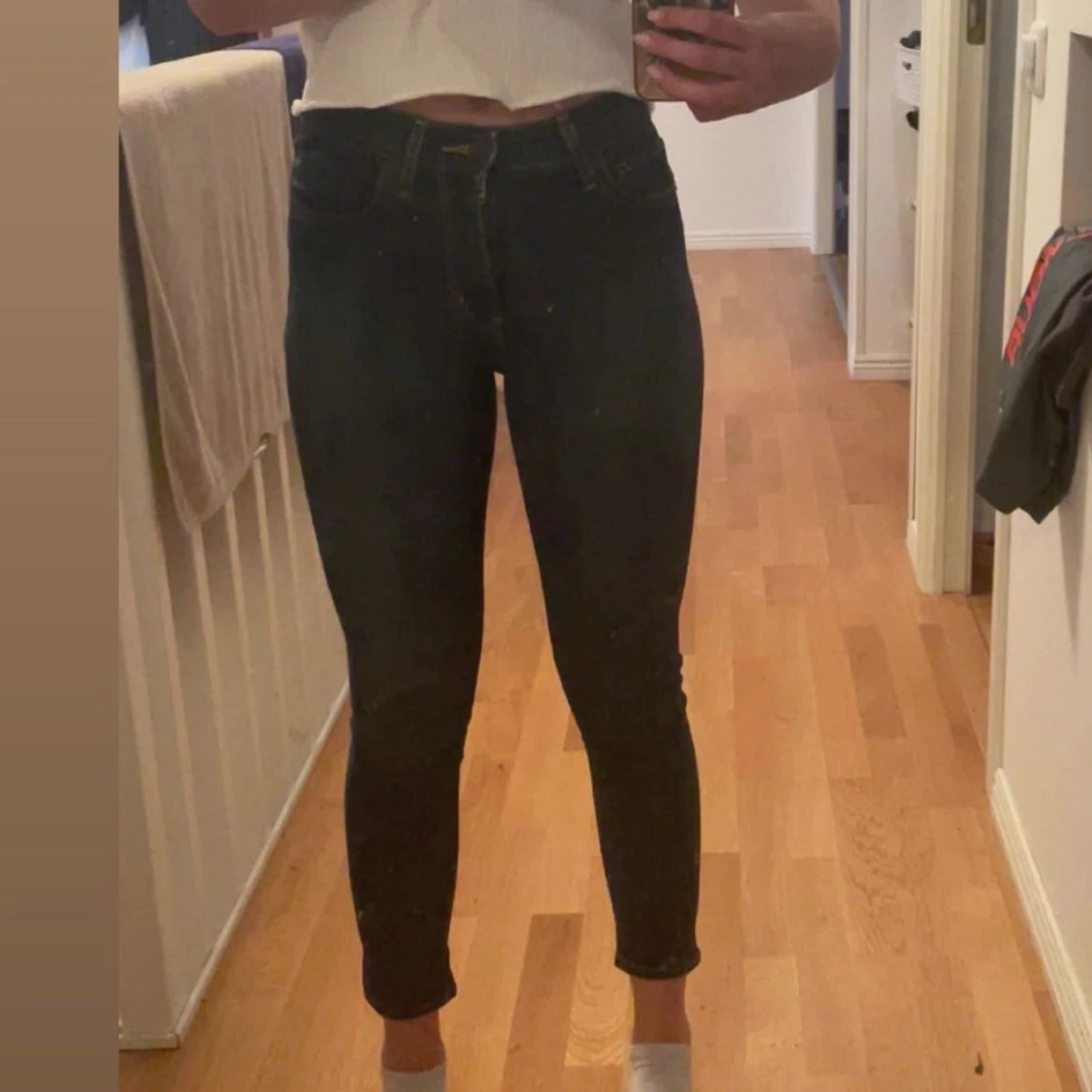 Levi's skinny jeans mörkblå