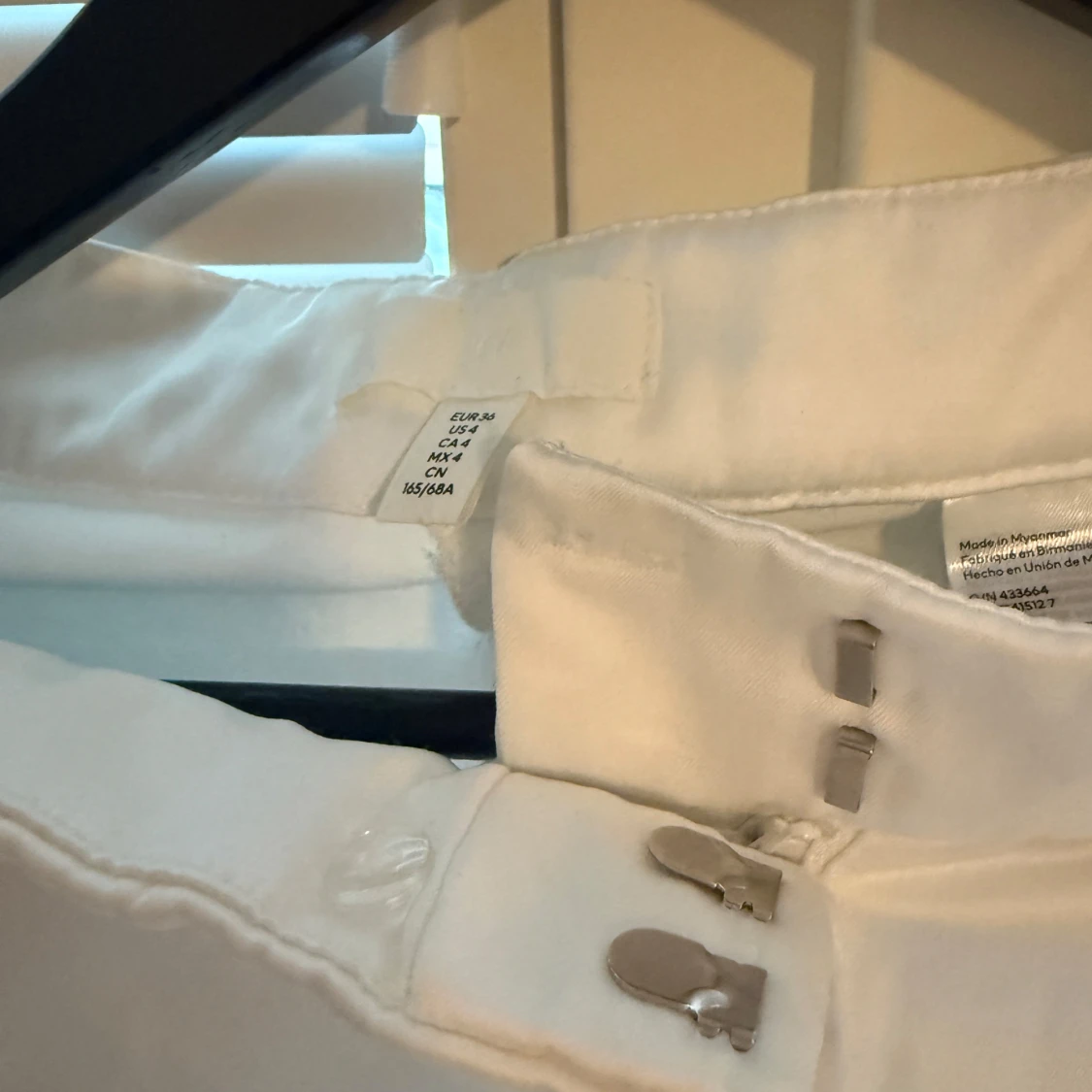 Vita kostymbyxor med hög midja H&M - 2