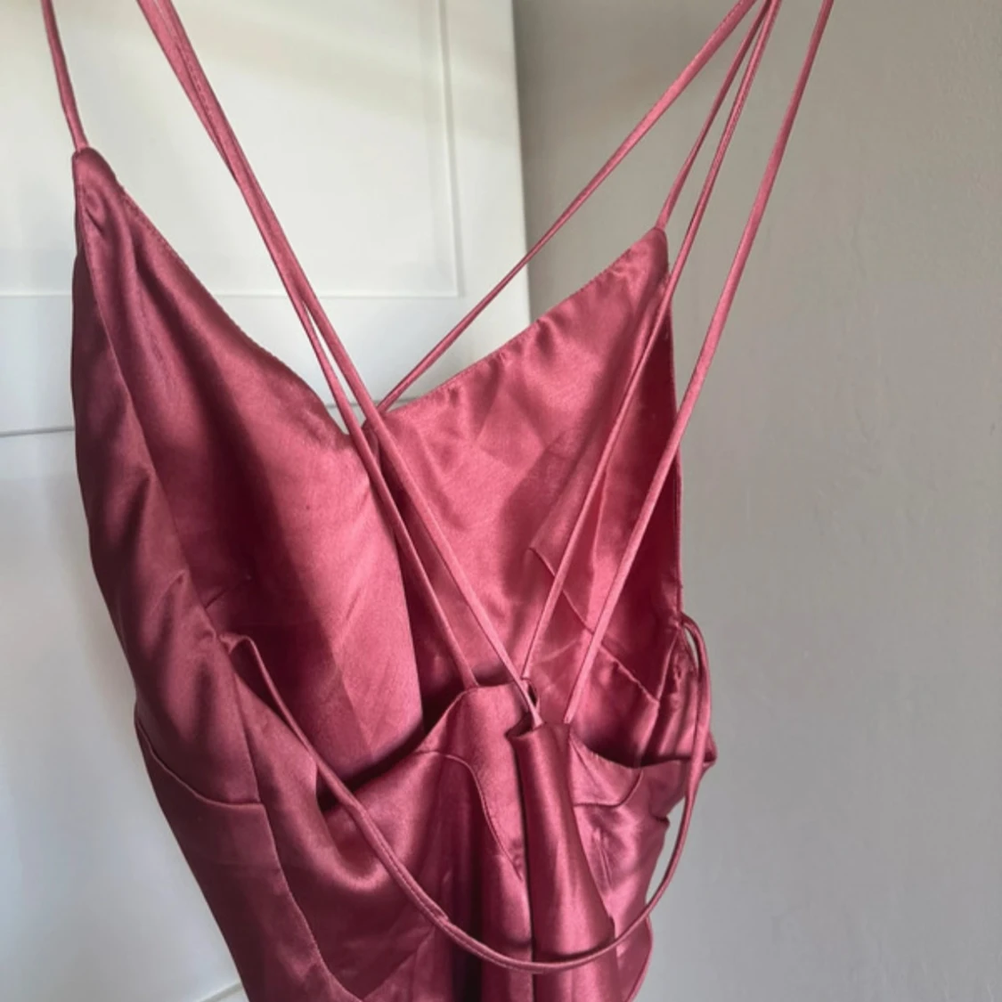 Rosa långklänning Linn Ahlborg x Rebecca Stella - 1