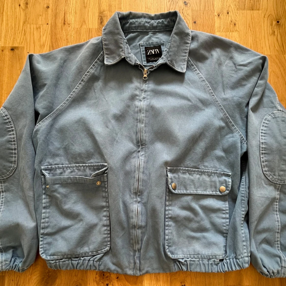 Blå jeansjacka från Zara - 2