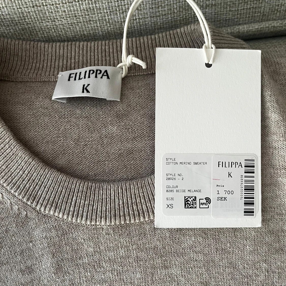 Beige merinoulltröja från Filippa K - 3