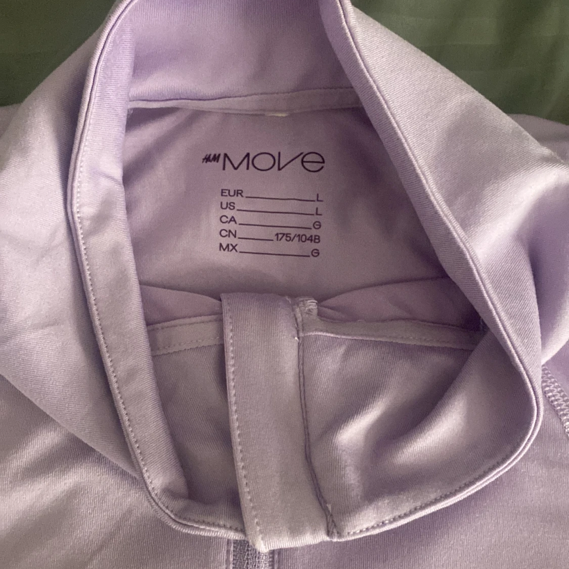 Ljuslila half zip träningströja H&M - 2