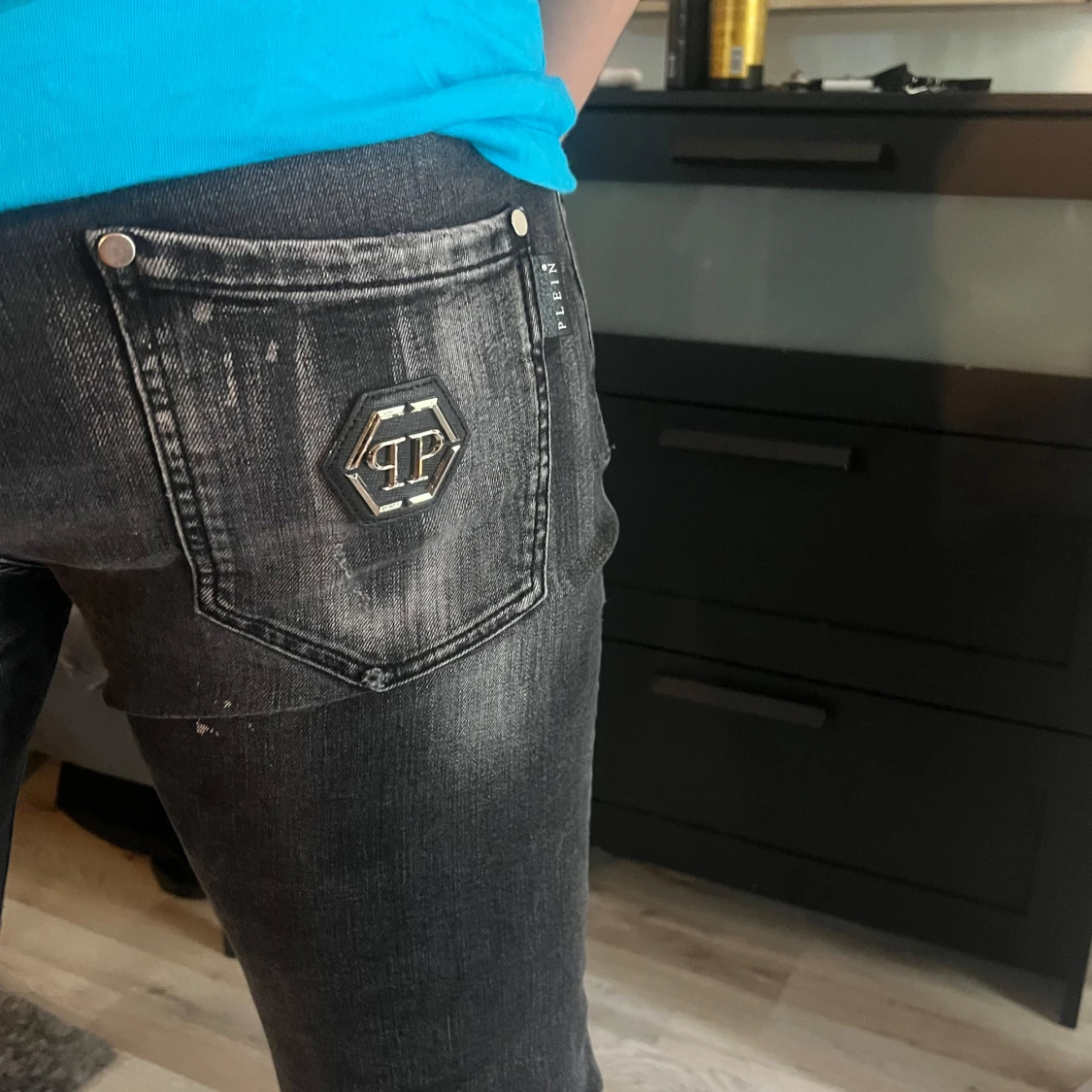 Philipp Plein svarta straight jeans - 2