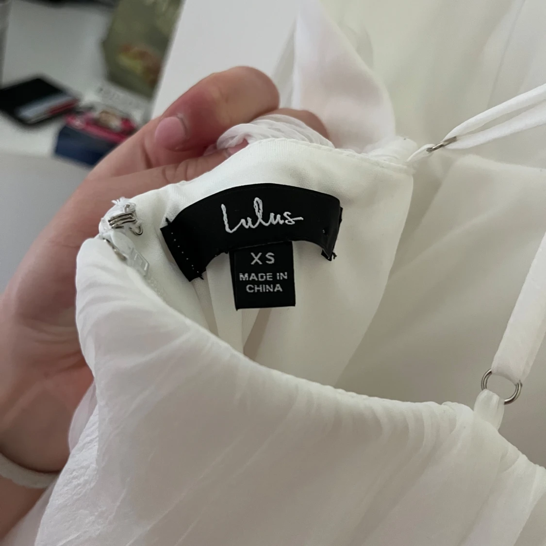 Vit volangklänning från Lulus - 2