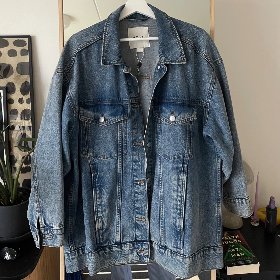Oversized jeansjacka från Monki - 1