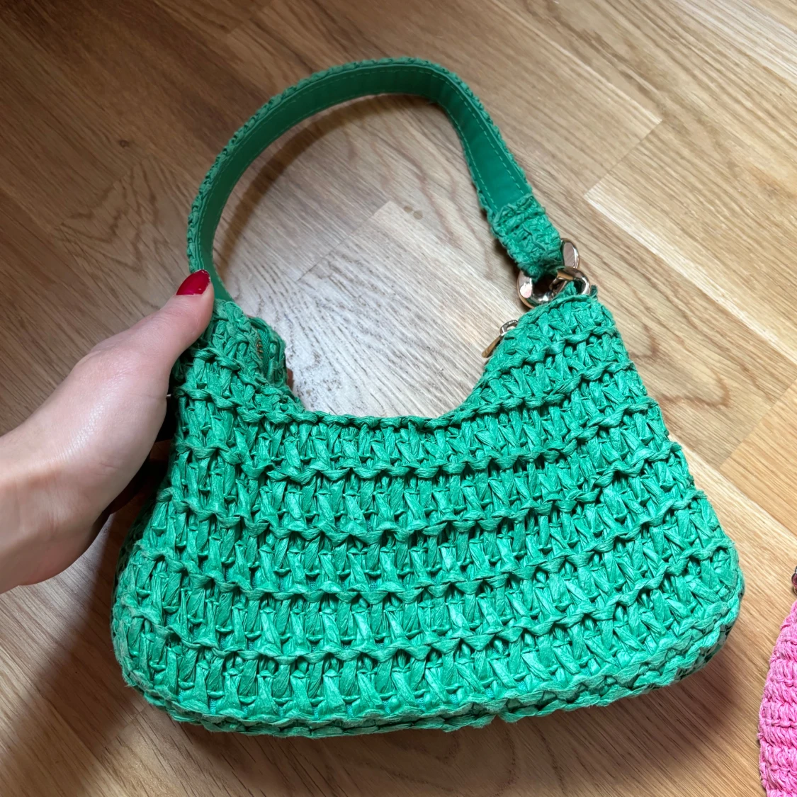 Två virkade väskor från H&M - 1