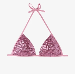 Rosa bikiniöverdel med glitter - Supersnygg rosa bikiniöverdel med glitter paljetter från Calzedonia som inte längre säljs i butik.❤️