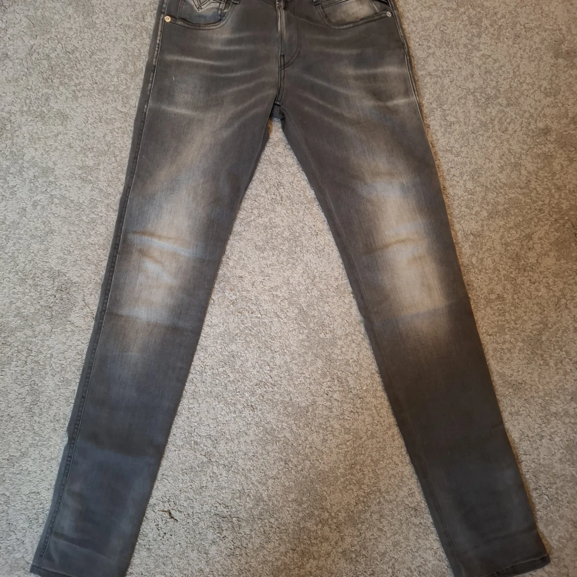 Replay Hyperflex grå skinny jeans - 1