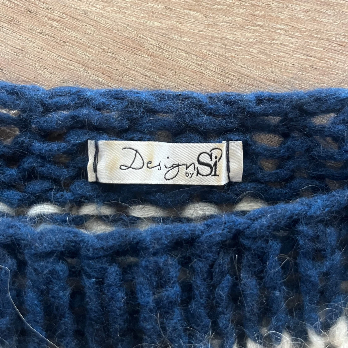 Randig stickad tröja Design by Si - 3