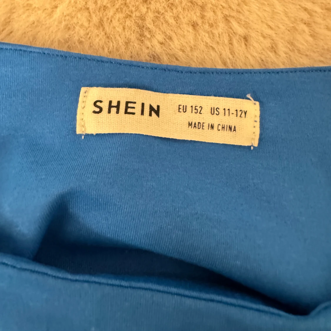 Blå ärmlös topp  - 2