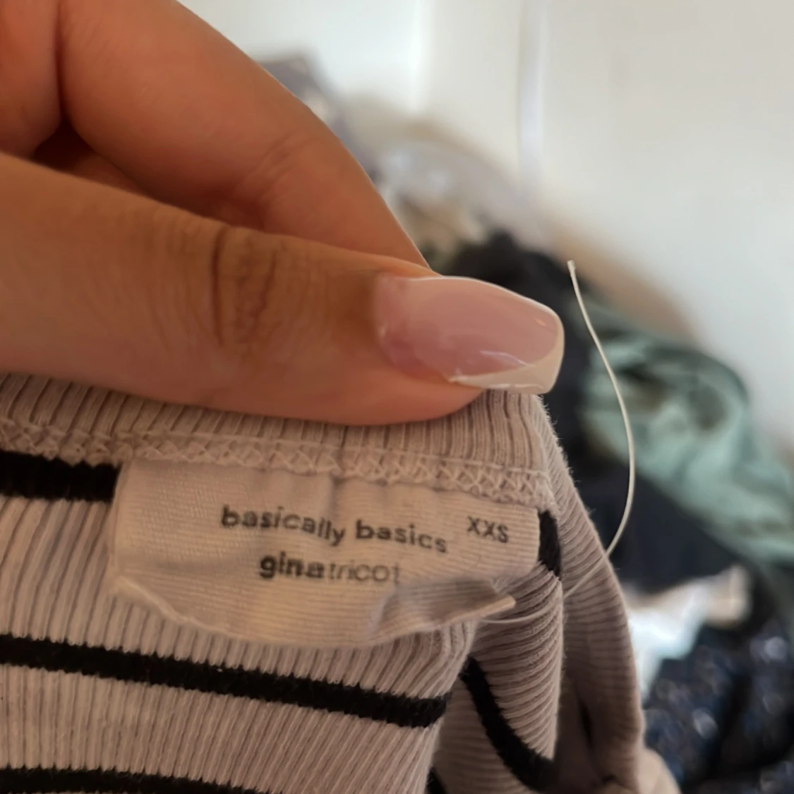 Randig långärmad tröja Gina Tricot - 1