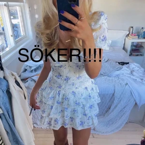 SÖKER Denna klänning!! - Söker i storlek xs-m, är villig att betala hur mycket som helst!