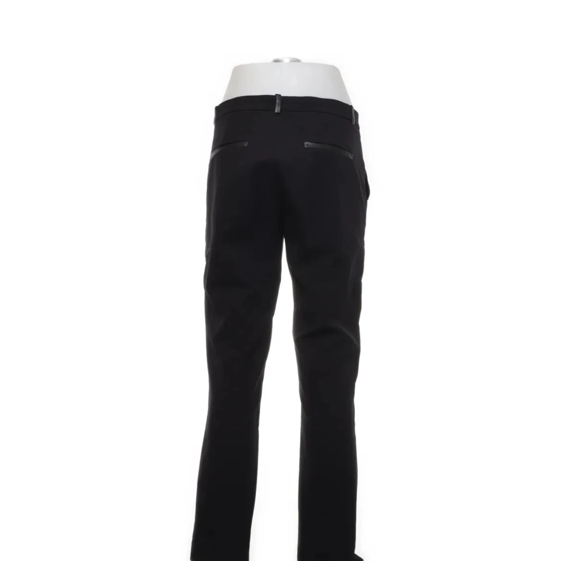 Svarta kostymbyxor med raka ben - 1