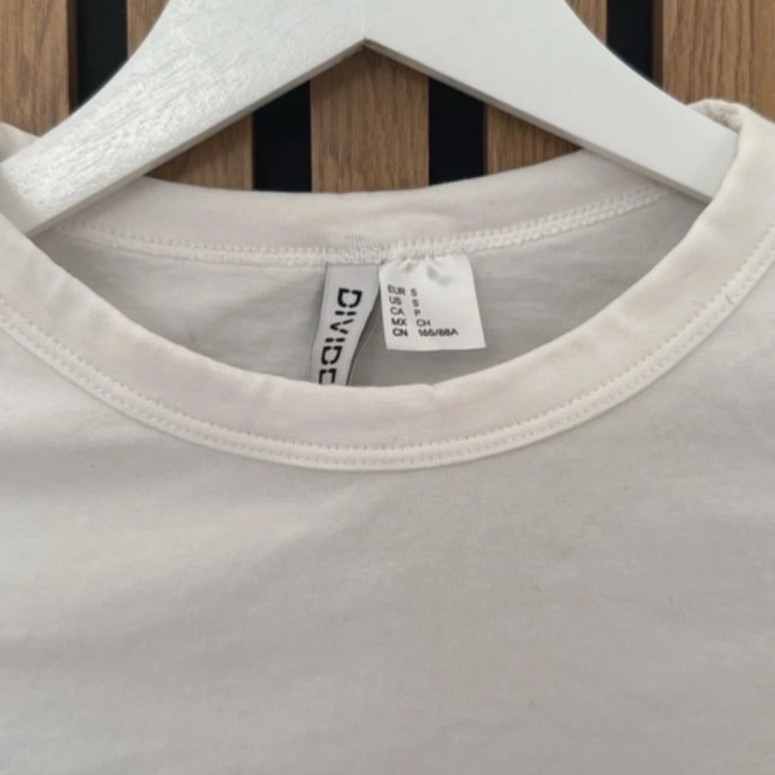 Vit långärmad topp från hm - 1