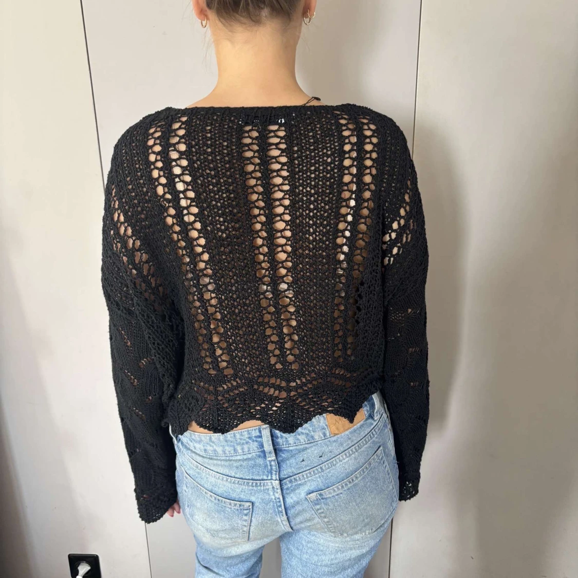 Svart stickad tröja från Zara - 1